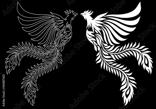 鳳凰のイラスト