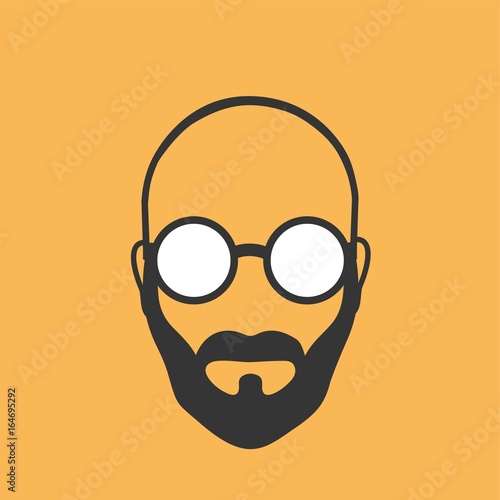 Bald-headed man
