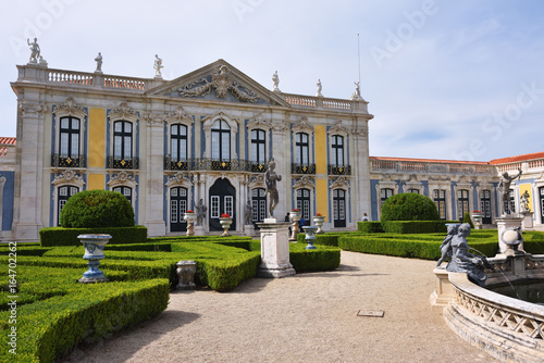 The Palace of Queluz is a Portuguese 18th-century palace located at Queluz in Sintra Municipality Lisbon District, Portugal photo