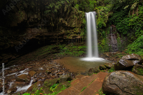Amazing nature waterfall of Waterfall Mahua, Tambunan, Sabah, Borneo photo