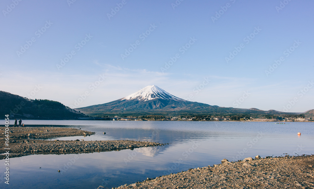 Mountain fuji background,Mountain Fuji in Japan.