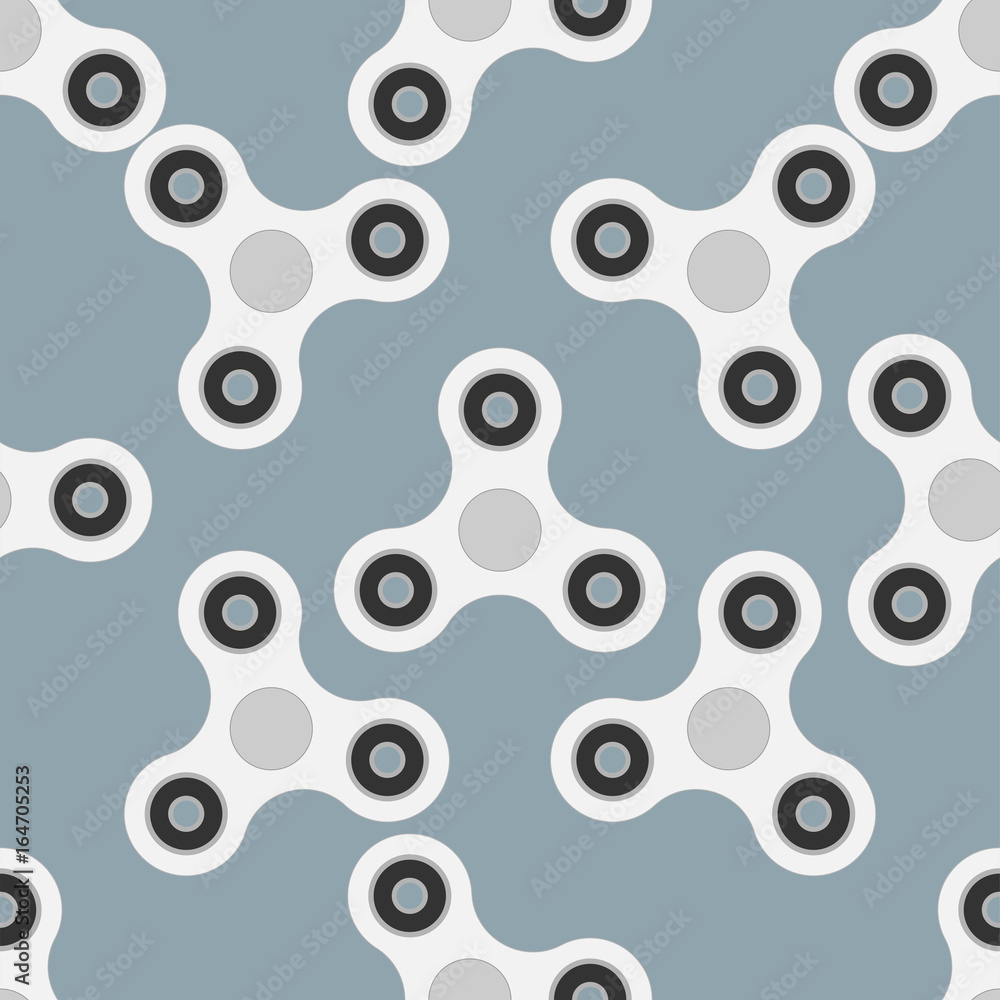 Seamless pattern from a spinner toy. Toy fidget to relieve stress. Vector illustration Seamless pattern from a spinner toy. Toy fidget to relieve stress. Vector illustration