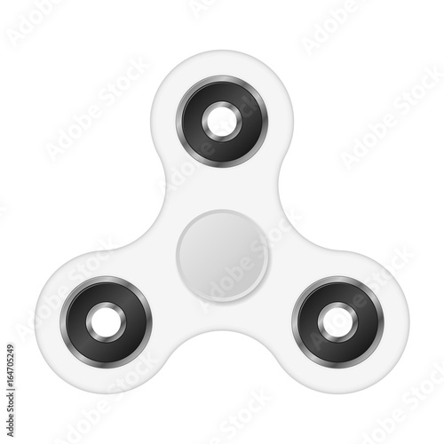 Spinner icon. Toy fidget to relieve stress. Vector illustration
