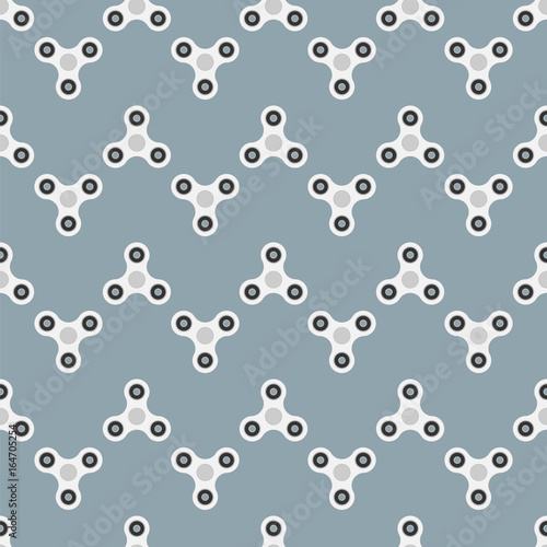 Seamless pattern from a spinner toy. Toy fidget to relieve stress. Vector illustration