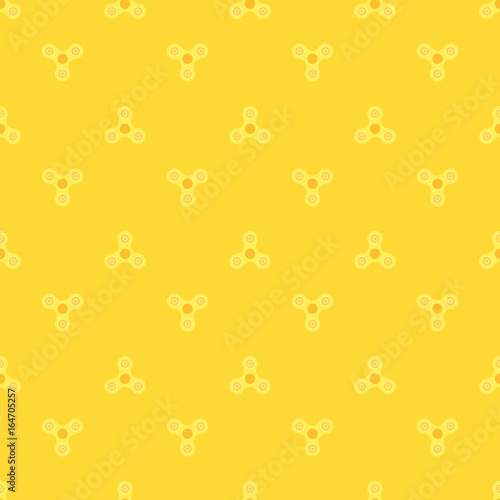Seamless pattern from a spinner toy. Toy fidget to relieve stress. Vector illustration