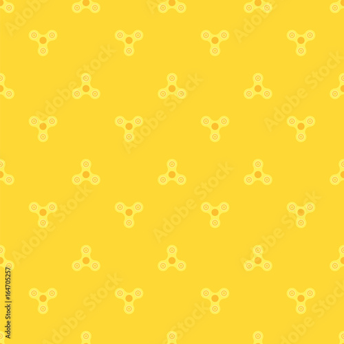 Seamless pattern from a spinner toy. Toy fidget to relieve stress. Vector illustration