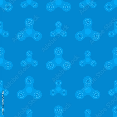 Seamless pattern from a spinner toy. Toy fidget to relieve stress. Vector illustration