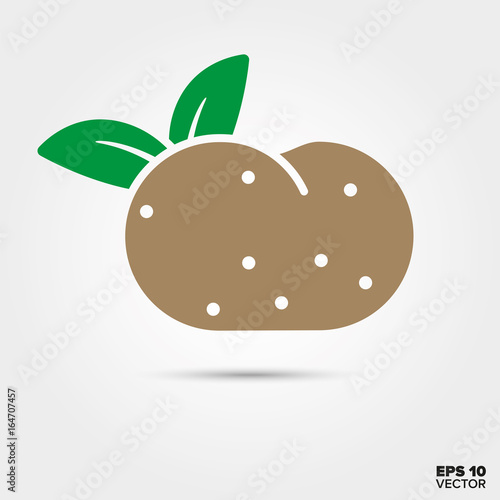 potato vector icon