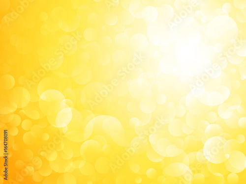 yellow sun bokeh shining background