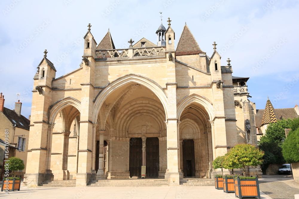 Historic church in Beaune, Burgundy, France