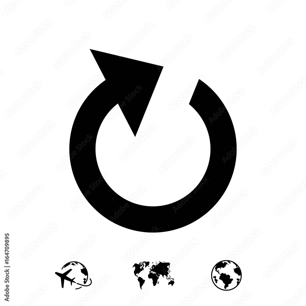 reload icon stock vector illustration flat design reload icon stock vector illustration flat design