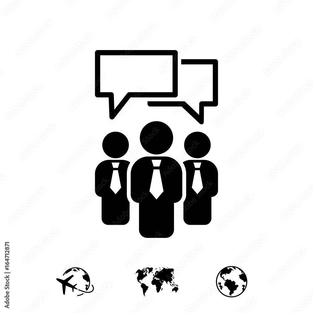 speaking of people, the chat icon stock vector illustration speaking of people, the chat icon stock vector illustration