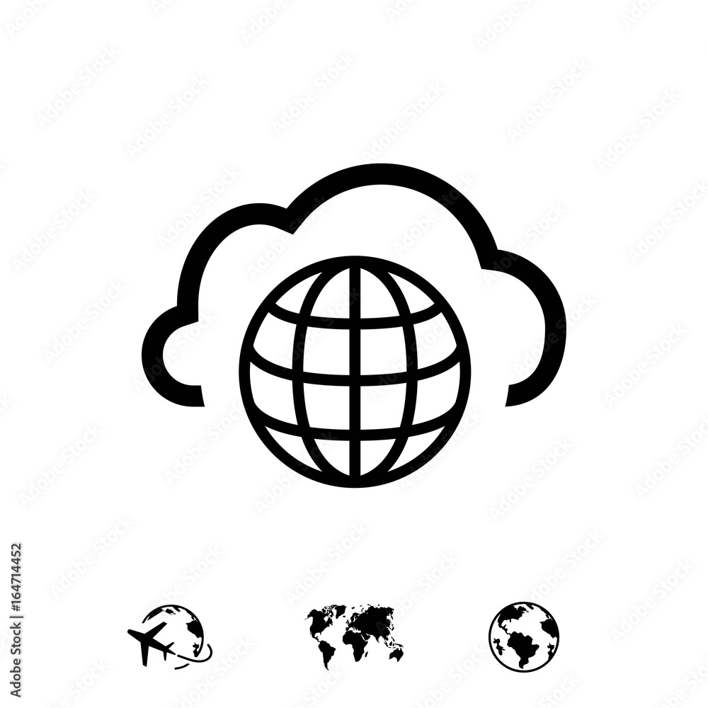 web icon stock vector illustration flat design web icon stock vector illustration flat design