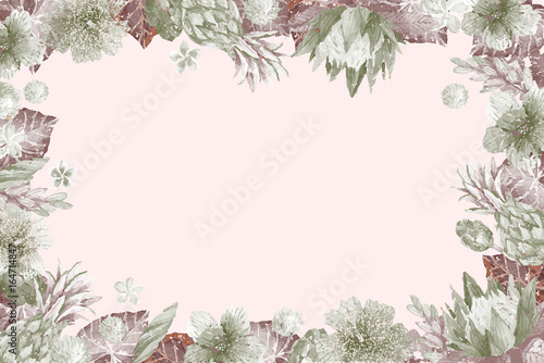Back background consisting of beautiful flowers