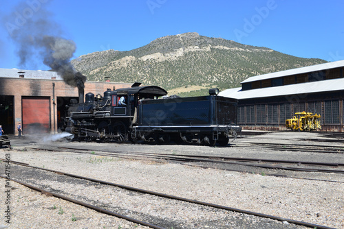 A steam locomotive in Nevada.   © paulbriden