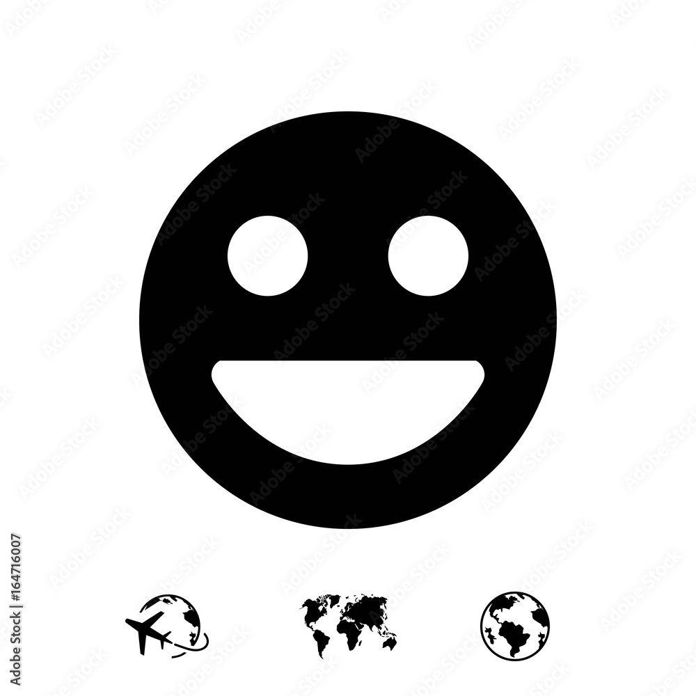 Smile icon stock vector illustration flat design Smile icon stock vector illustration flat design