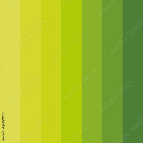 Abstract conceptual background of rectangles in different shades of green. Halftone effect. Color palette. Vector illustration.