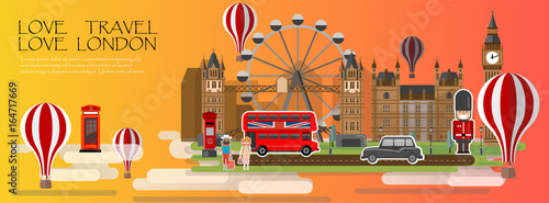 Canvas Print Travel infographic