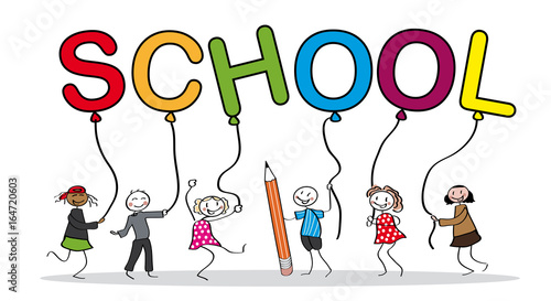 school enrollment illustration