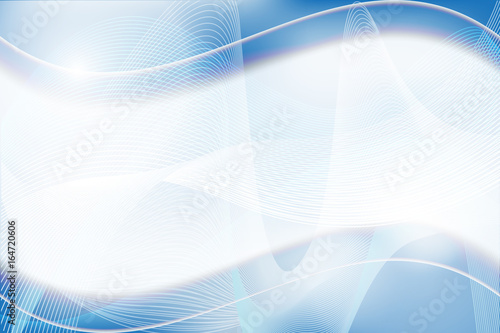 abstract blue vector line curve background