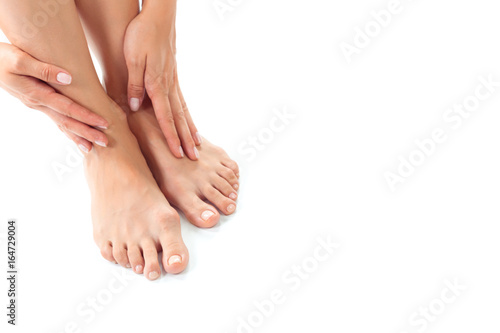 woman having a foot treatment © fotofabrika
