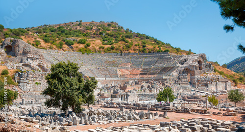 Roman amphitheatre in Ephesus, Turkey