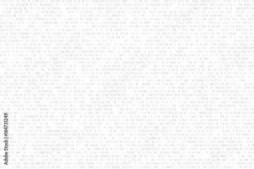Abstract futuristic background from a black binary code on a white background. Web programming in design. Modern technologies