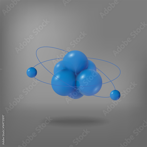 3d molecule structure.