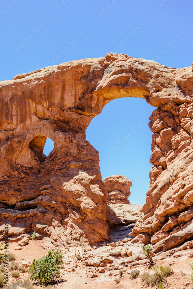 Turret Arch. Scenic Arches National Park, Utah