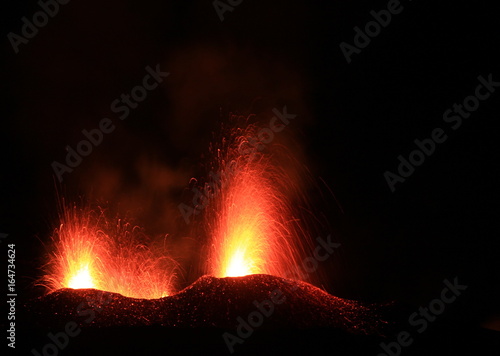 Eruption du piton de la fournaise de juillet 2017