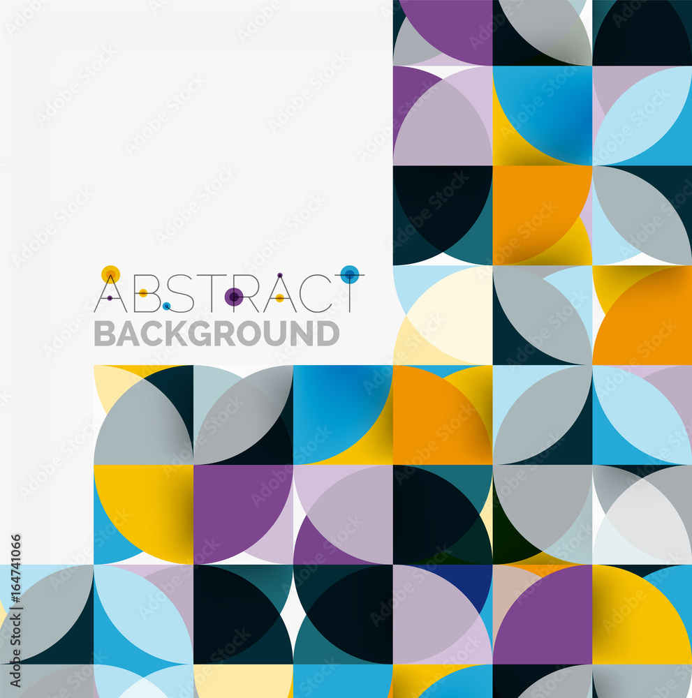 Modern geometrical abstract background circles Modern geometrical abstract background circles