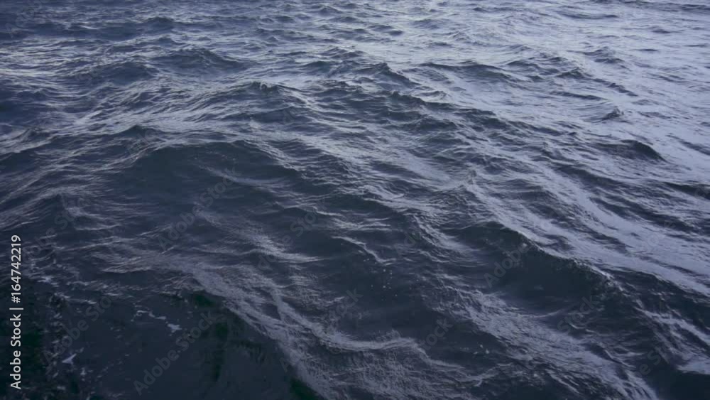 Beautiflull stormy sea waves view Beautiflull stormy sea waves view