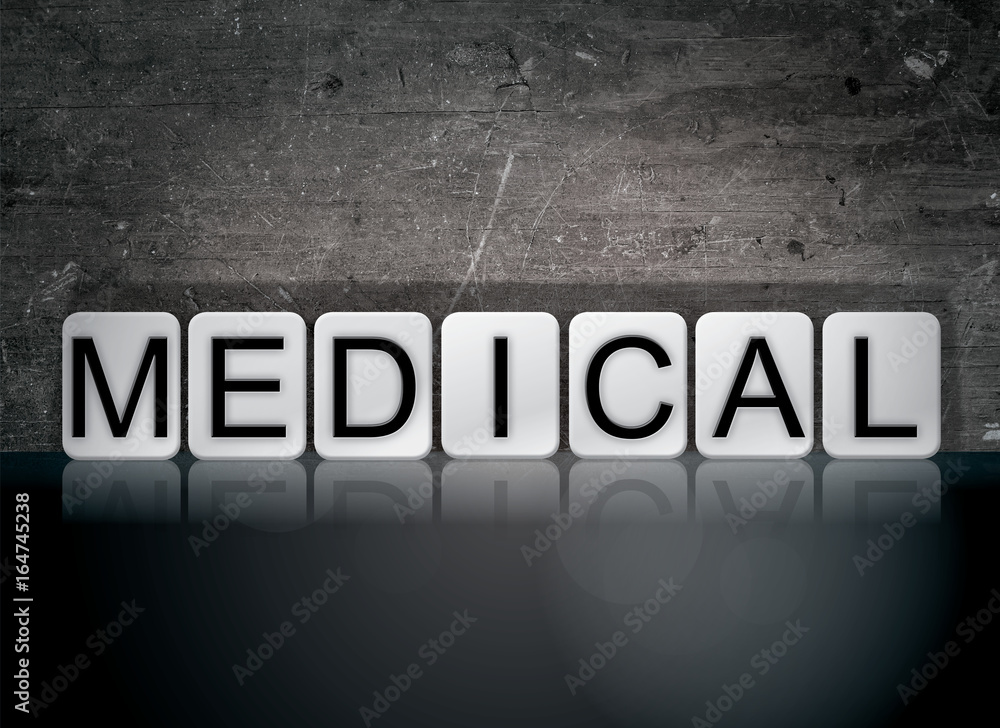 Medical Concept Tiled Word