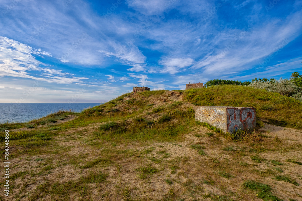 Bunkeranlage an der Steilküste bei Ahrenshoop