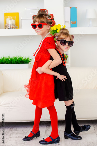 two little fashion-mongers