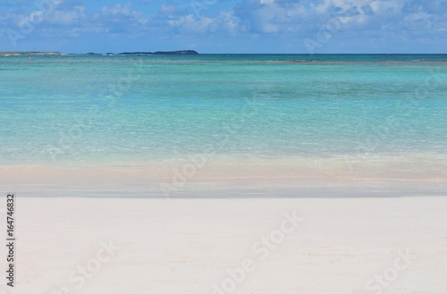 beach background  tropical wave Paradise white sandy sand beach copy space © cheekylorns
