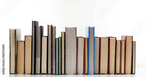 Bilde på lerret Books on white background