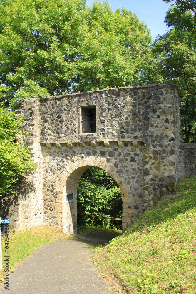 Burgtor der Burg Heiligenburg