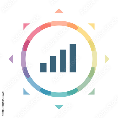 buntes Symbol - Diagramm
