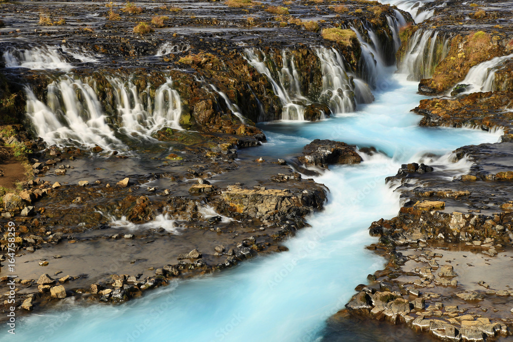 Bruarfoss Waterfall in Iceland Bruarfoss Waterfall in Iceland