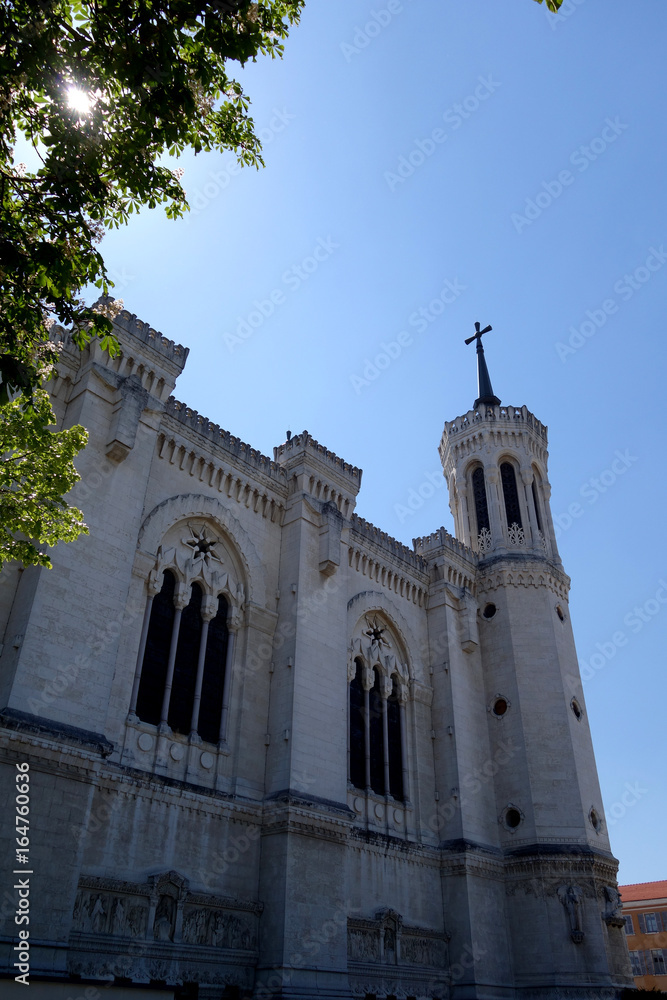Basilique Notre Dame de Fourvière à Lyon, France