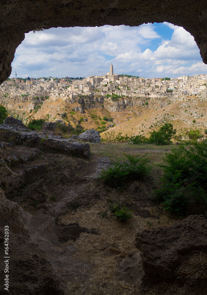 Fototapeta premium Matera (Basilicata) - The historic center of the wonderful stone city of southern Italy, a tourist attraction for the famous 