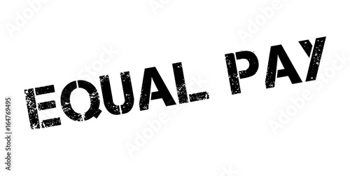 Equal Pay rubber stamp. Grunge design with dust scratches. Effects can be easily removed for a clean, crisp look. Color is easily changed.