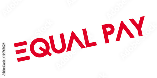 Equal Pay rubber stamp. Grunge design with dust scratches. Effects can be easily removed for a clean, crisp look. Color is easily changed.
