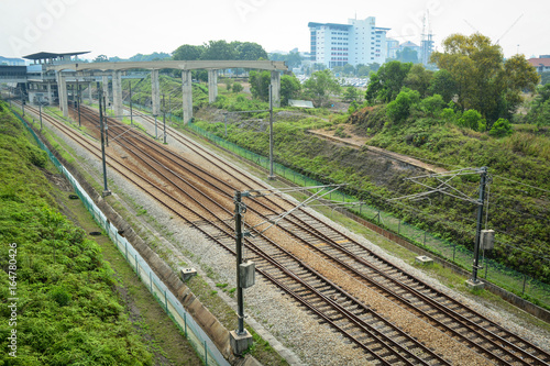 Photography Railway track in Kuala Lumpur, Malaysia