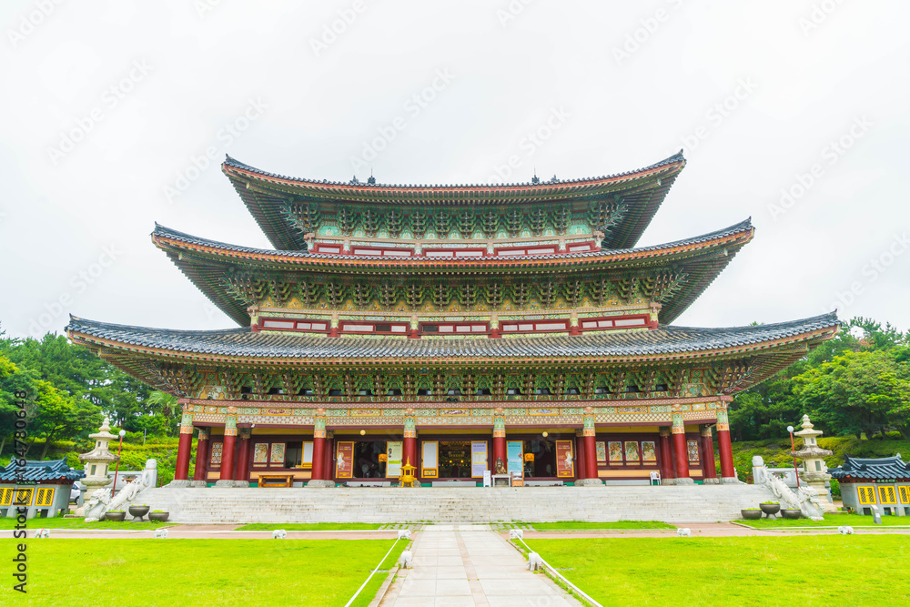 Yakcheonsa Temple in Jeju Island, South Korea Yakcheonsa Temple in Jeju Island, South Korea