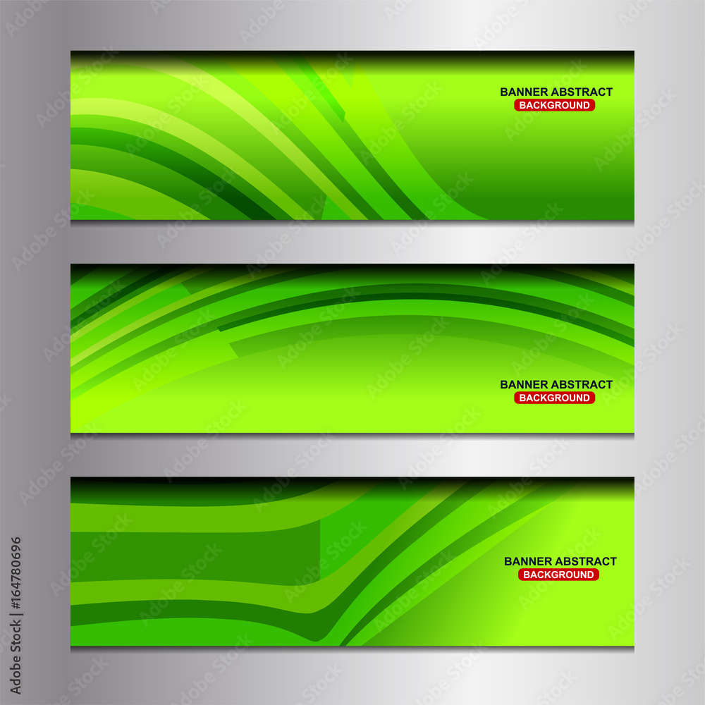 Naklejka premium Abstract banner design background for website headers, vector illustration