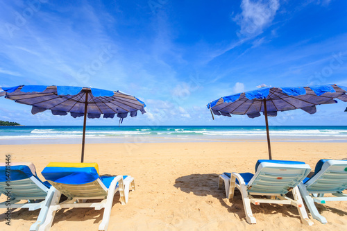 Tropical beach  Kata Noi in phuket island  Andaman sea  Thailand