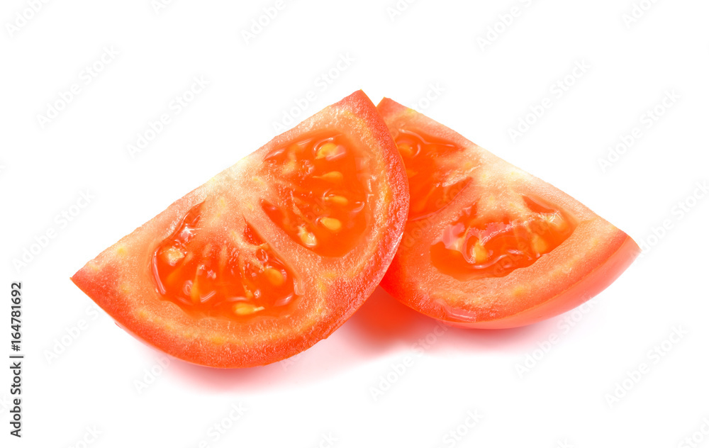 Tomato slice isolated on white background,Fresh tomatoes slices Tomato slice isolated on white background,Fresh tomatoes slices