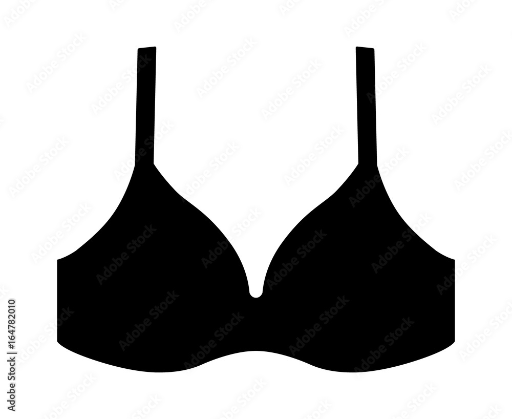 © martialred - Bra or brassiere female breast support undergarment flat icon for fashion apps and websites © martialred - Bra or brassiere female breast support undergarment flat icon for fashion apps and websites